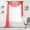 Red, variant on Empire's 216" Long Sheer Curtain Window Valance / Scarf Over 20 Colors!