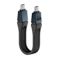 thumbnail image 1 of Cable USB Carga Potente 240W Cable USB C a USB C 13 cm Carga Rápida Rápida Negro, 1 of 9