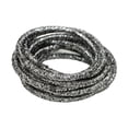 thumbnail image 1 of Minnieouse 10 piezas de bandas para el cabello, diadema elástica, tocado sólido ajustable, soporte grueso, accesorios de estilismo sin costuras Accesorio para el cabello Negro plata, 1 of 6