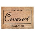 thumbnail image 3 of Dusknt Clearance Sale! Polyester Carpet, We Are Covered Psalm 91 Religious Doormat Covered 91 Door Psalm Mat Mat Are Door We Carpet Front Home Decor, 1X We Are Covered Psalm 91 Religious Doormat, 3 of 9
