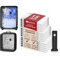 thumbnail image 1 of Paquete De 15 Bolsas De Almacenamiento Al Vacío De Viaje Para Ropa Con Bomba Eléctrica Recargable Cubos De Embalaje De Compresión Organizador Para Maletas De Equipaje Bolsas Selladas Para Ahorrar Espa, 1 of 6
