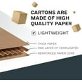 thumbnail image 6 of Cardboard Boxes 6"L x 3"W x 2"H Set of 200PCS | Corrugated Cardboard Box for Mailing, Packing, Packaging and Storage, 6 of 7