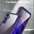 thumbnail image 3 of ANTSHARE Case For Galaxy S23 FE 5G, Full Body Shockproof Bumper Cover with Built-in Screen Protector - Violet, 3 of 7