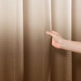 thumbnail image 2 of CAILDANL Black Shower Curtains Black and White Ombre Bath Curtains for Bathroom, Textured Fabric Shower Curtain Liner with 12 Hooks, Water Repellent, Machine Washable, 72 x 72 inch, 2 of 8
