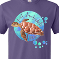thumbnail image 4 of Inktastic Fort Lauderdale, Florida Swimming Sea Turtle with Bubbles T-Shirt, 4 of 5