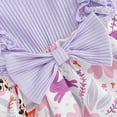 thumbnail image 7 of Ymyiu Newborn Girl Dresses Newborn Baby Girl Outfit Romper Dress Cute Infant Girl Clothes 3 6 Months (Light Purple,3-6 Months), 7 of 7