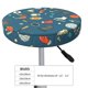 thumbnail image 4 of Disketp Sports Ball Funda Redonda para Taburete, Funda de Cojín para Silla de Bar Suave y Elástica-14 inch, 4 of 7
