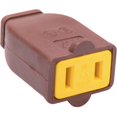 thumbnail image 1 of SA155CC10 Polarized Connector, 15A, Brown, 1 of 1