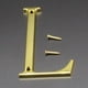 thumbnail image 2 of de la de la de la De Decoración De Del Del Metal De 4 Pulgadas De Oro Plateado s Flotantes Piezas L, 2 of 8