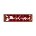 thumbnail image 2 of Large Christmas Yard Banner 98x19 Inches - Outdoor Holiday Porch Trim Decorations with Metal Rings for Easy Hanging, 2 of 6