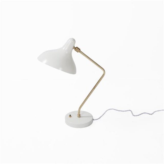 Control Brands LBT043WHT Birgat Table Lamp, White