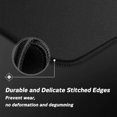 thumbnail image 2 of SURJDE 4 Pack Stitched Edges Premium Mouse Pad, Computer Mouse Pad with Non-Slip Rubber Base, Rectangle and Round Non-Slip Rubber Base Mouse Pad (2 for Each Shape), Black, 2 of 7