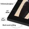 thumbnail image 3 of Americanflat Poster Frame 22"x30" inches - Black Wooden Picture Frame with Plexiglass Cover, 3 of 7