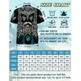 thumbnail image 2 of Viking Odin Medieval Hawaiian Shirt for Men, Button Down Summer Beach Short Sleeve, S-5XL, 2 of 4