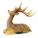thumbnail image 4 of Escultura de ciervo, encantadora figura de ciervo para jardín, decoración, mini estatua de animal china Estilo B, 4 of 9