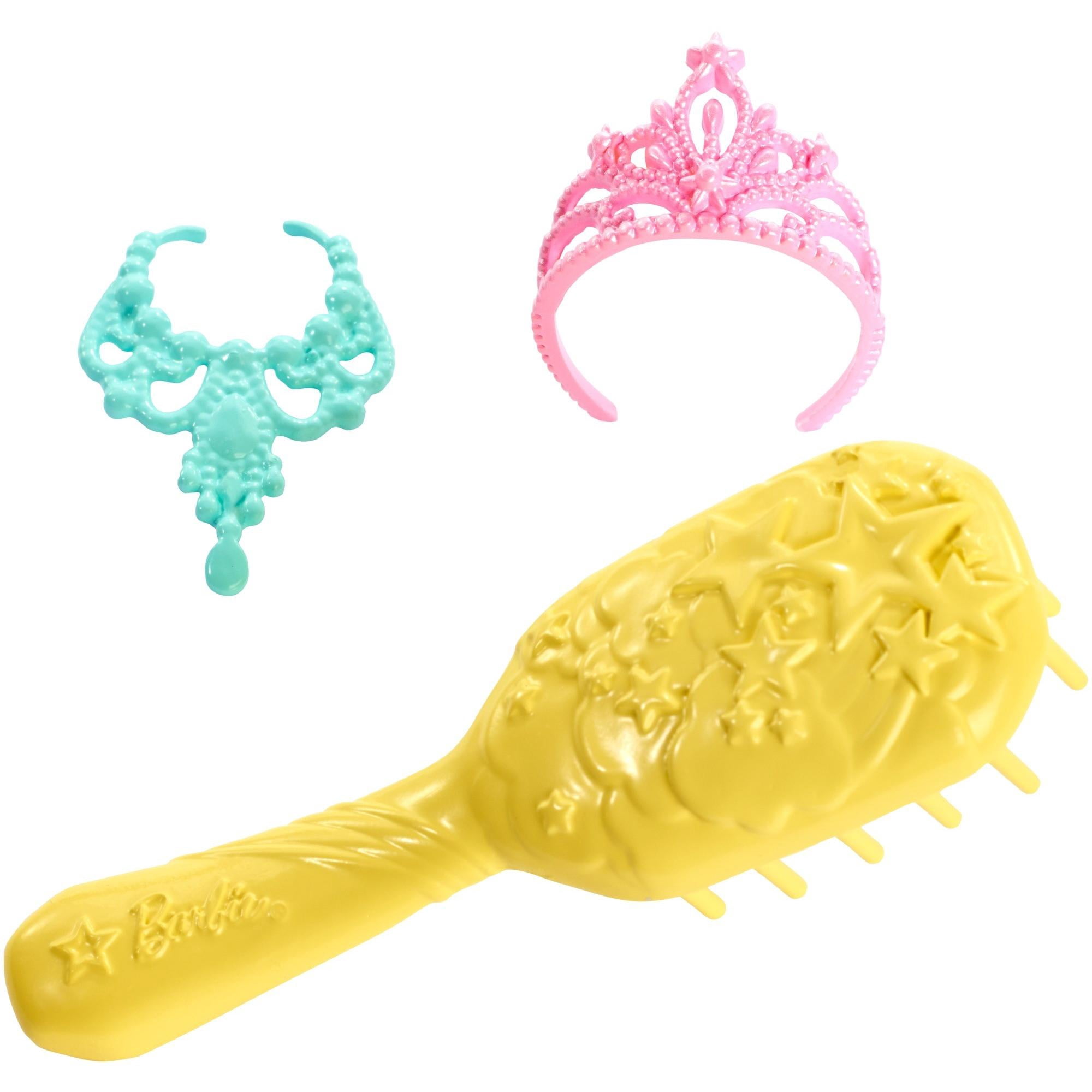 Barbie Dreamtopia Royal Ball Princess Doll, Blonde Wearing Glittery Rainbow Ball Gown