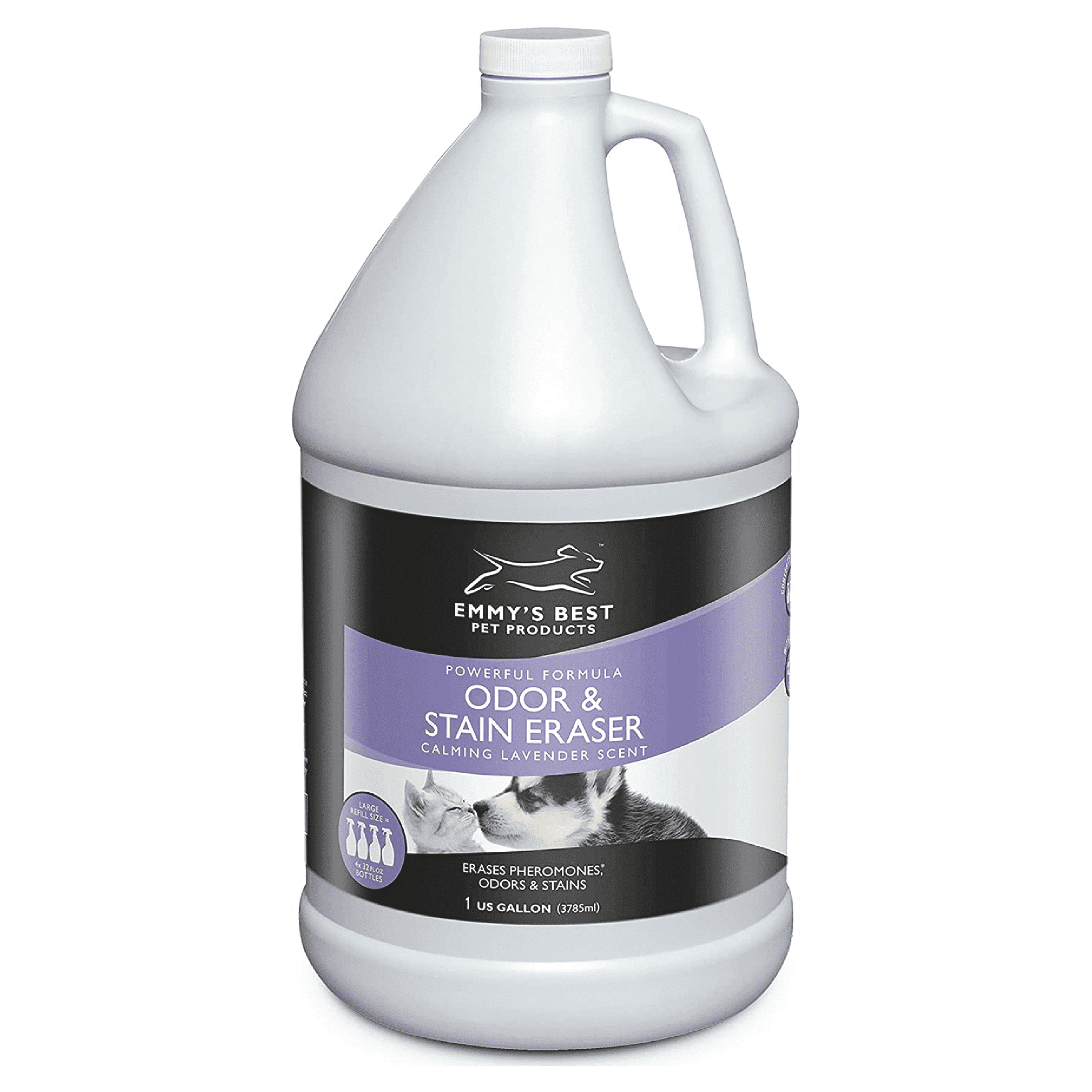 EBPP Pet Stain and Odor Remover Spray, Lavender Enzyme Cleaner for Home, 128 fl oz