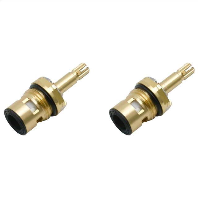 2X 994053-0070A Cartucho de Válvula de Repuesto para Grifo de Cocina y Baño, Vástago de Repuesto de Latón para Agua Caliente y Fría 4Z-24H