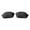 Black - ISARC Polarized, variant on Walleva Clear Non-Polarized Replacement Lenses for Smith Optics Parallel Sunglasses