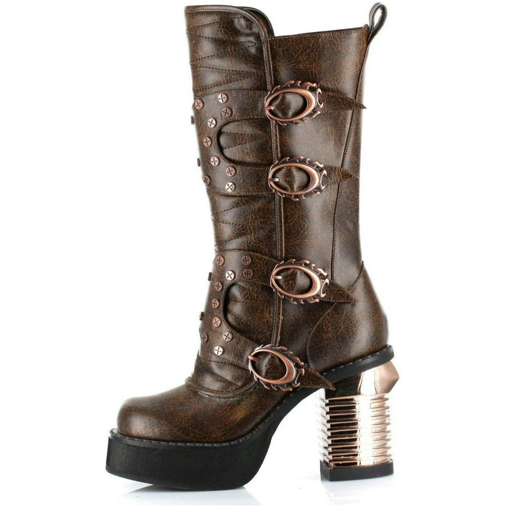 Hades - Hades Shoes H-Harajuku Steampunk captain boots with stitched ...