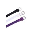 thumbnail image 2 of Unique Bargains Ceinture Fine Tressée Ajustable à Boucle à Ardillon Simple pour Femme, 2 of 6