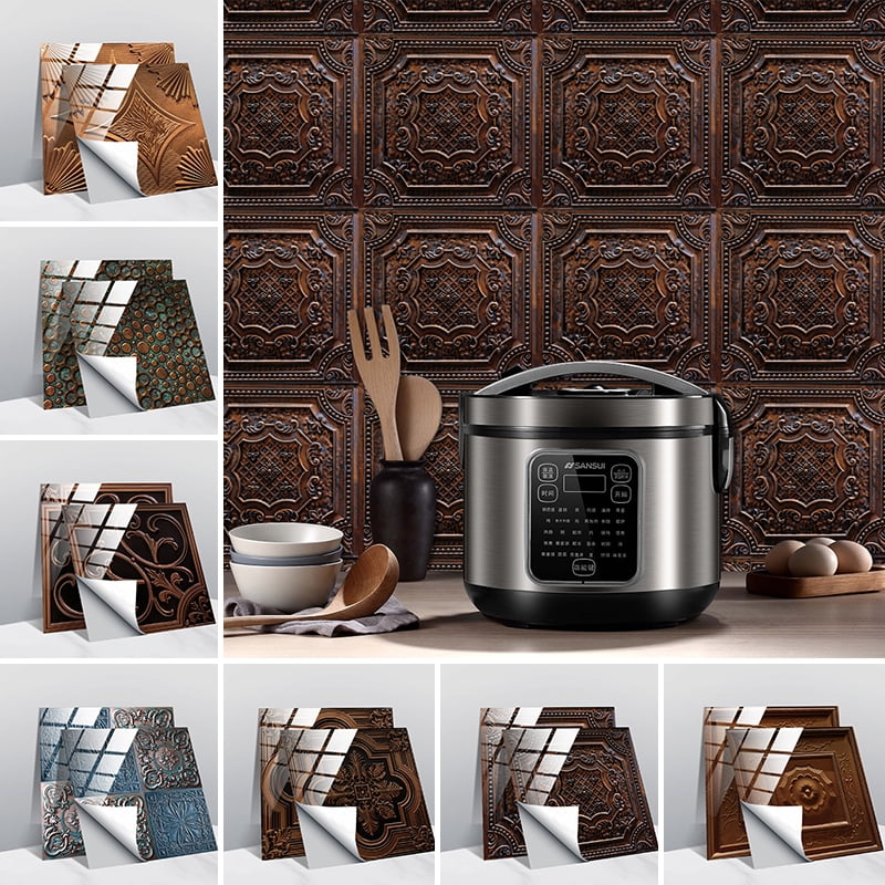 CVLIFE SelfAdhesive Backsplash Wall Tile Peel and Stick Backsplash