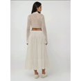 thumbnail image 5 of High Waist Textured Maxi Skirt, 5 of 5