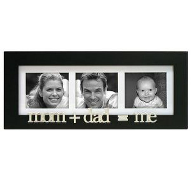 3 OPENING "MOM+ DAD = ME" PICTURE FRAME, EXPRESSIONS COLLECTION