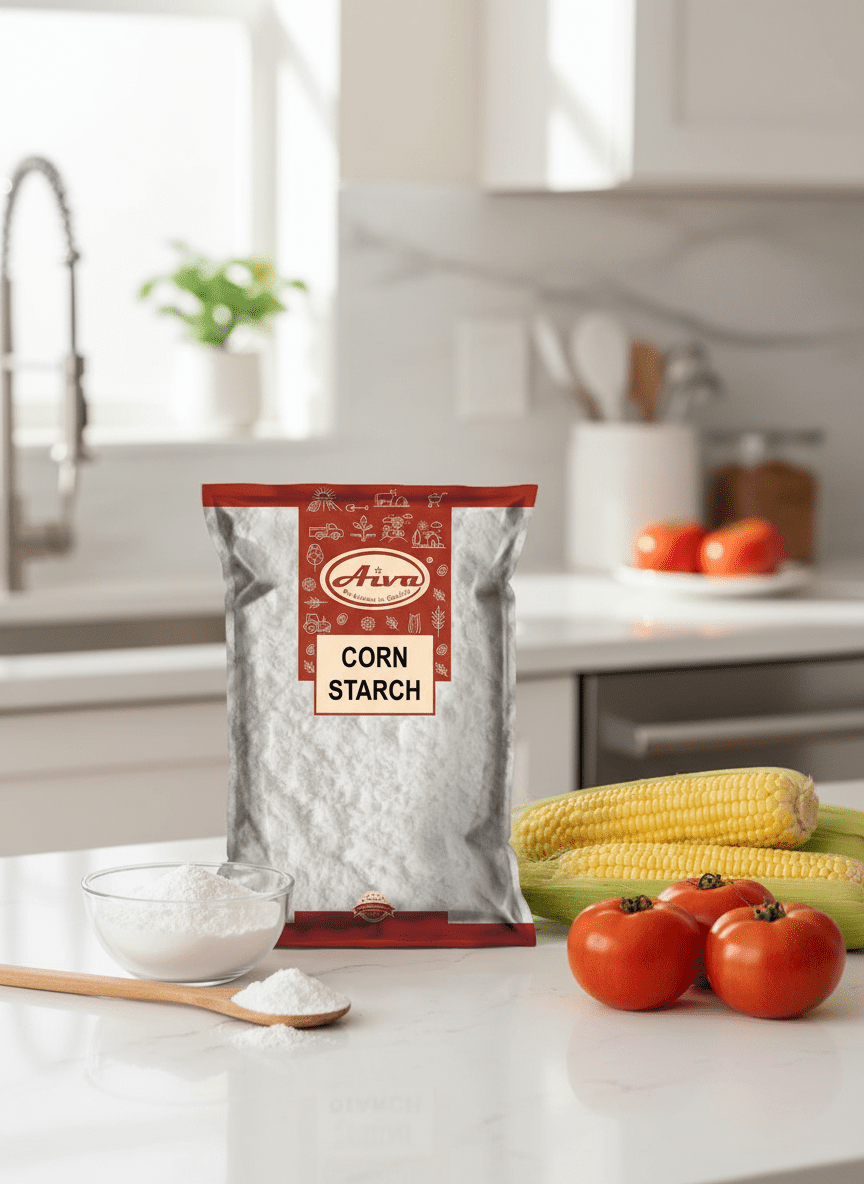 Aiva Corn Starch 1 LB (Pack Of 20) | Cornstarch Ideal for Sauces, Soups & Desserts
