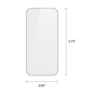 onn Corning Glass Screen Protector for iPhone® 17 Pro, Made with Durable Glass by Corning™ for Ultimate Protection, Includes Easy Application Tray