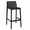 Black, variant on Avaloomia Home Outdoor Bar Stools Set of 4, 29.5" Plastic Bar Stools with Back No Assembly Stackable Counter Barstool for Kitchen Patio Backyard, Black