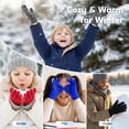 thumbnail image 7 of Cooraby 3 Pairs Kid's Winter Gloves Thick Warm Knitted Gloves Children Cold Weather Gloves, 7 of 7