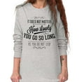 thumbnail image 4 of Do Not Stop Positive Inspirational Women's Long Sleeve T Shirt Brisco Brands M, 4 of 5