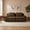 Brown, variant on 80" Corduroy Modular Sectional Sofa, 2-Seater Tufted Deep Seat Couch, Pet-Friendly Couch, No Assembly, Camel
