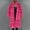 Hot Pink-Coat, variant on Qetyuw Women's Faux Fur Long Coat Winter Oversized Warm Open Front Cardigan Coats Long Sleeve Casual Jacket Outwear