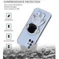 thumbnail image 5 of Compatible with Samsung A71 Case Silicone TPU Plating, Samsung Galaxy A71 Cases Cute Astronaut Pattern Phone Case with Stand (Blue), 5 of 13