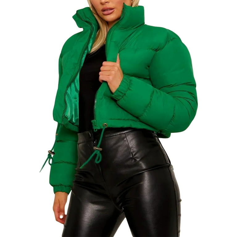 Puffer Jacket - Dark green - Ladies
