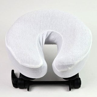 Couvre-tête de Table de Massage - Ajusté - Jersey - Pack de 12 - Blanc