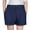 Navy, variant on NAFUU Girls Athletic Shorts Girls Summer Linen Shorts Kids Casual Drawstring Elastic Waist Beach Short Pants With Pockets 13-14 Years