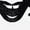White, variant on It Chapter 2 Enlarged Pennywise Face Adult Heather Gray Long Sleeve Hoodie-Medium