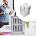 thumbnail image 1 of OULII 1Pack Silver Fibreboard Cellphone Locker Box for Safe and Convenient Phone Storage, 1 of 8