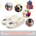 thumbnail image 5 of cosyone1997 Cute Fuzzy Animal Slippers for Women Girls Teens Kids, Warm Fluffy Bedroom Socks Indoor, Cozy House Shoes Non-slip Grip Soles, Winter Funny Gifts Unique, 5 of 7