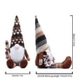 thumbnail image 6 of Coffee Gnomes Decoration,Plush Gnomes Coffee Scandinavian Figurine Nordic Tiered Tray Decor for Home Office, 6 of 8