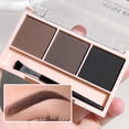 thumbnail image 2 of 3-Color Brow Powder Set with Brush - Long-lasting, color-resistant, versatile contour makeup set for natural, three-dimensional (01), 2 of 7