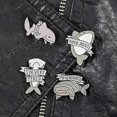 thumbnail image 3 of Cute Cartoon Brooch Pins Enamel Brooches Lapel Pins Badge Women Clothing Bag Decor, 3 of 4