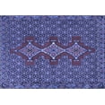 thumbnail image 1 of Ahgly Company Machine Washable Indoor Rectangle Persian Blue Traditional Area Rugs, 2' x 3', 1 of 4