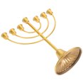 thumbnail image 4 of Candelabro judío de 7 brazos, candelabro de metal, adorno para fiestas, 4 of 8