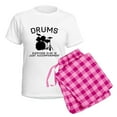 thumbnail image 5 of CafePress - DRUMS Women's Light Pajamas - Women's Short Sleeve Print T-Shirt and Pants Light Cotton Pajama Set, 5 of 7