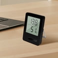 thumbnail image 2 of Binwennn Smart Home Technology I Life Vacuums New Kitchen Items Indoor Hygrometer Th Ermometer Room Th Ermometer With Large LCD Display Humidity Mo Nitor For Home Off Ice Black, 2 of 7