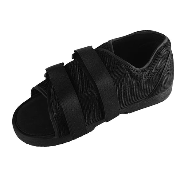 EeaseMX Zapatos ajustables y anchos para cirugía de pulgar valgo deforme por lesión (Negro)